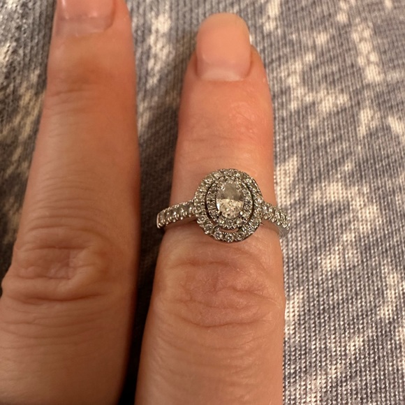 Princess ring half carat. - Picture 6 of 12